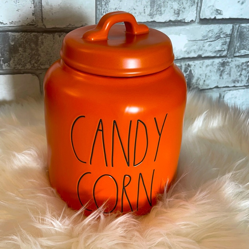 Rae Dunn CANDY CORN canister